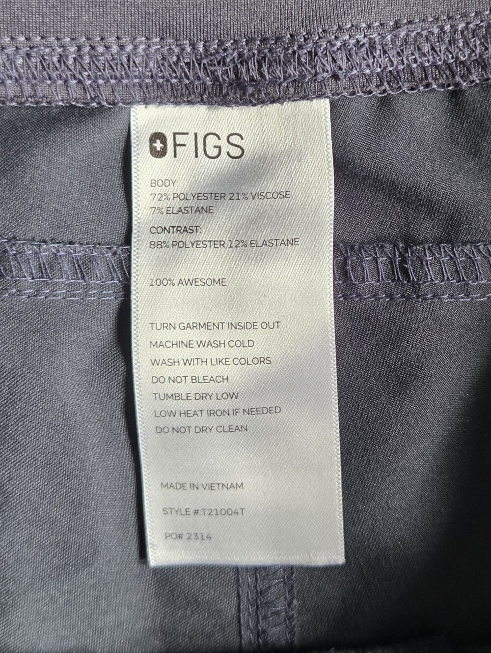 FIGS Kade Cargo Scrub Pants Women’s Medium Navy Blue PO 2315 - Picture 3 of 7